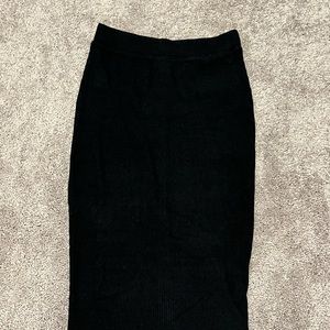 Black knit skirt Target
